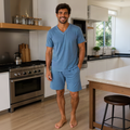 Pijama Curto Masculino - Malha PV