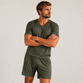 Pijama Masculino Poliamida Verde Militar